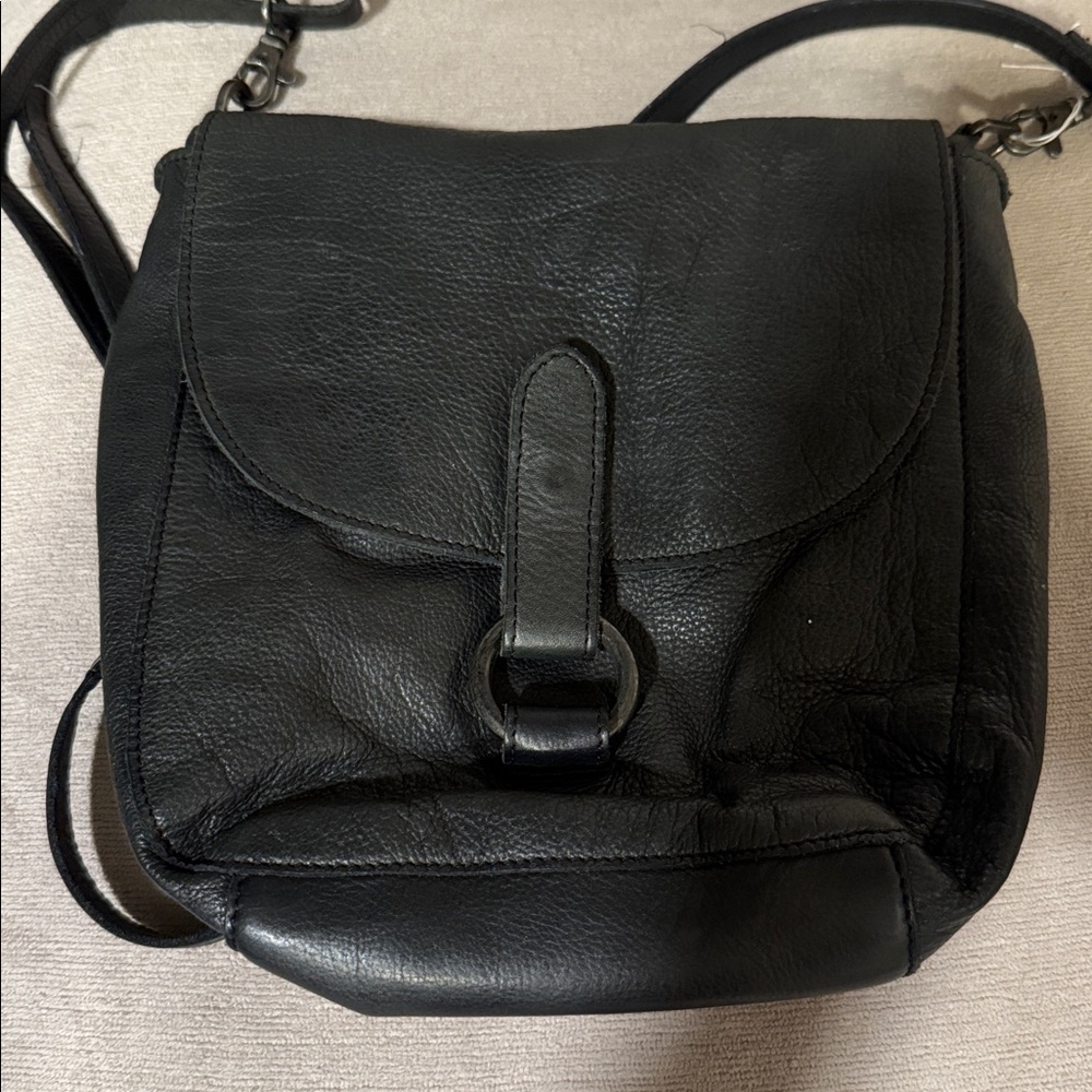 AMSTERDAM HERITAGE Shoulder Bag Black Slouchy Hardware